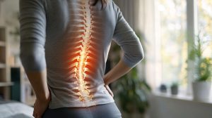 Back pain relief, ai generated