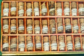 "A 19th-century homeopathic remedy case. The remedies Helen carries today aren't so different."